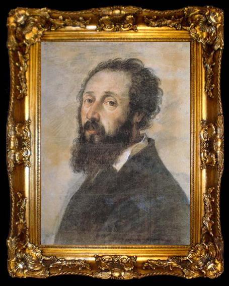 framed  Giulio Romano Self-Portrait, ta009-2